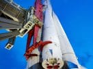 NASA Moon Mission 2026 rocket launching into dark space