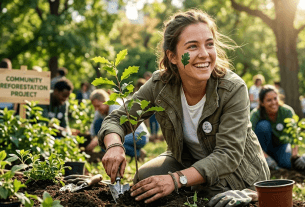 Earth Day 2026 activist