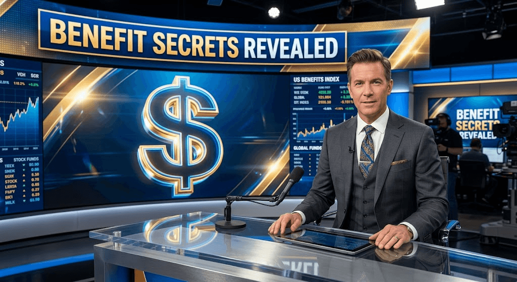 News Anchor reporting on Social Security News