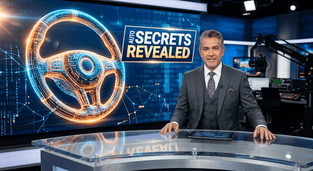 News Anchor reporting on Tesla Robotaxi Update