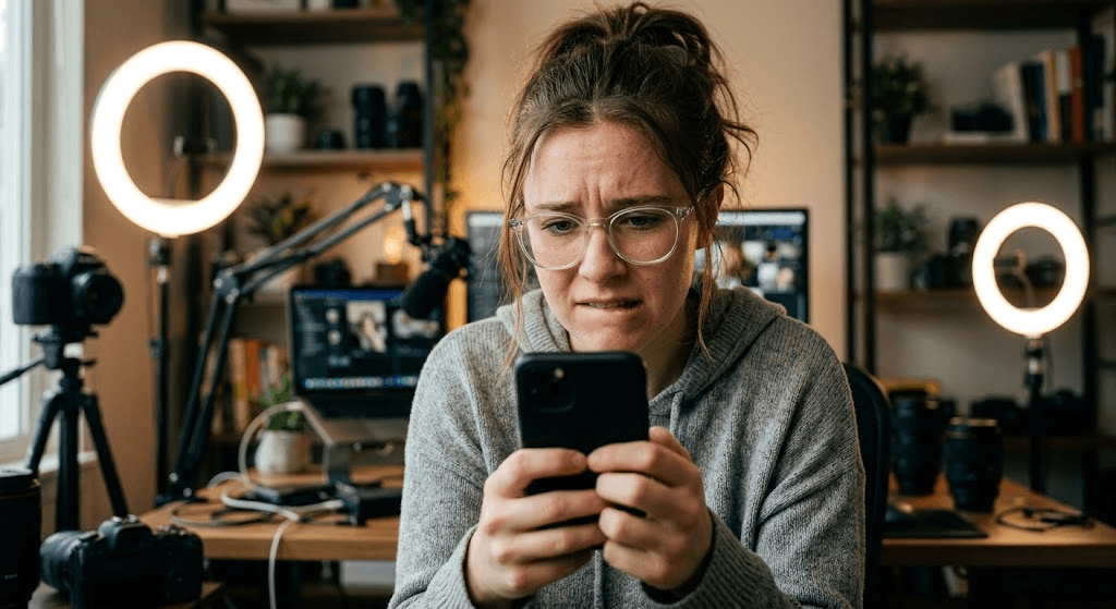 Worried creator checking TikTok Ban Update 2026