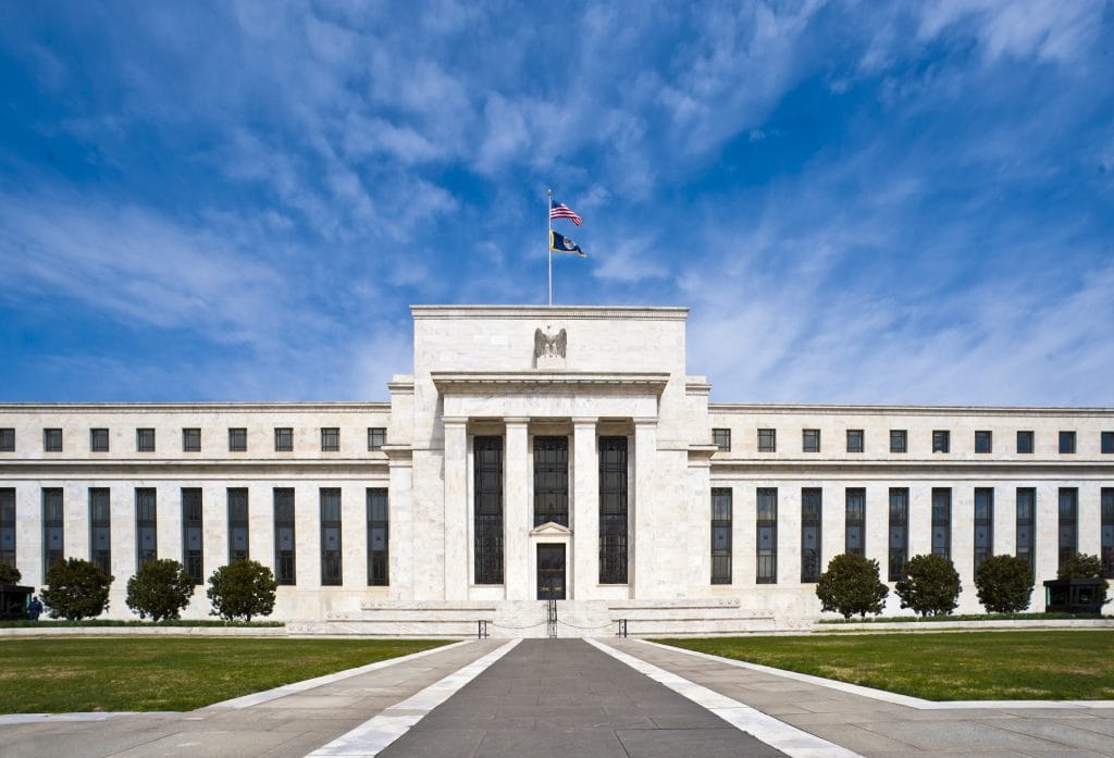 The Federal Reserve building in Washington D.C.