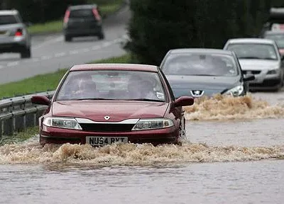 Dangerous conditions during a flash flood emergency causing huge road problems
