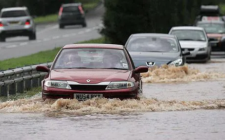 Dangerous conditions during a flash flood emergency causing huge road problems