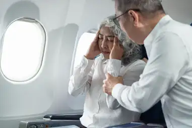 A professional medical team wearing masks to protect against dangerous germs