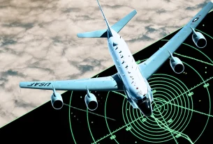 A commercial jet rerouting due to a sudden global airspace restriction warning online