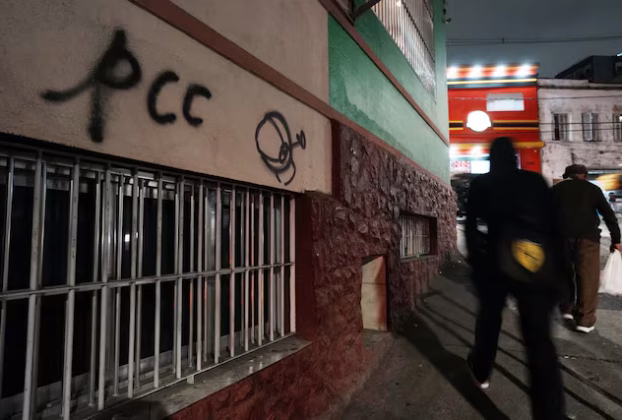 Flags showing the active US terrorist label for Brazil gangs impacting global finance today