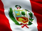 A waving flag showing the active Peru election results and political shifts today