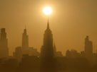 A glaring sun showing the dangerous Kansas City heat advisory affecting Missouri and Kansas today