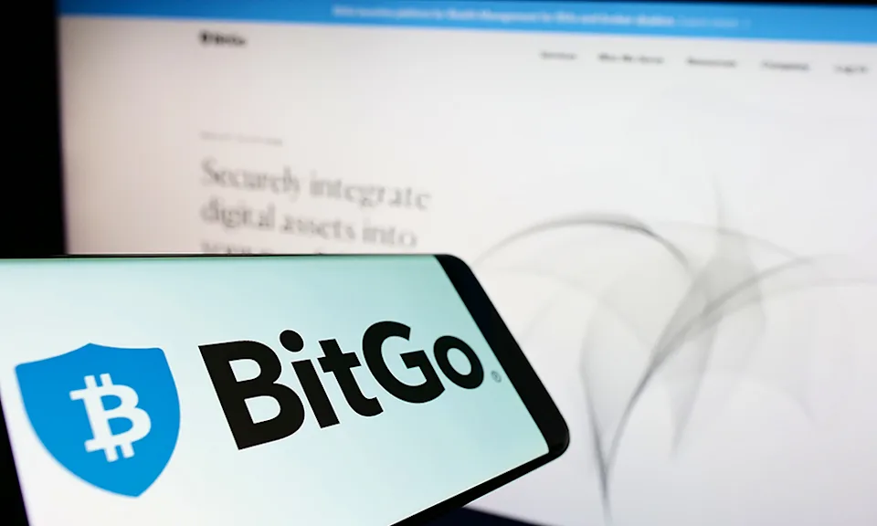 A digital graphic showing the active BitGo Concrete crypto partnership and stablecoin market shift today